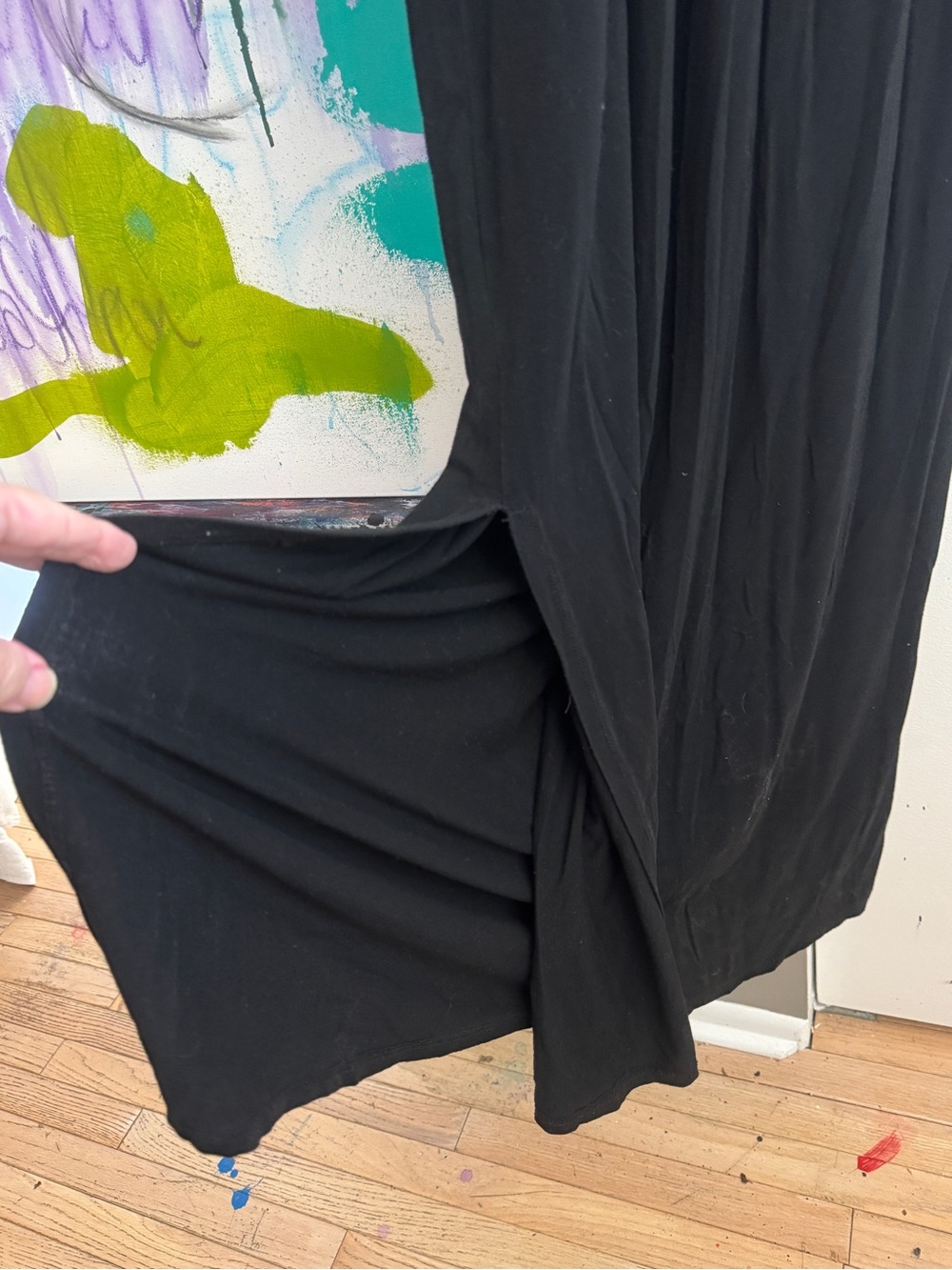Paper Moon Black Strappy Back Maxi Dress Lined Size XXL - Picture 9 of 12